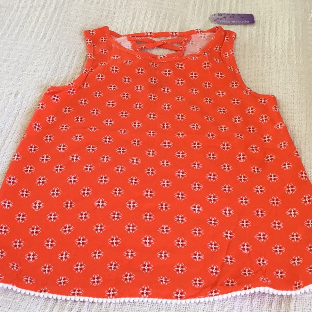NWT girls size M 10-12 tank top. Super cute